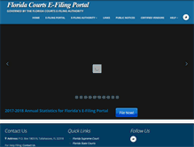 Tablet Screenshot of myflcourtaccess.com